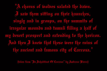 Inhabitant Of Carcosa